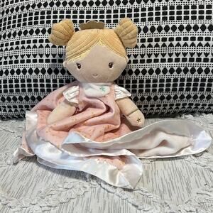 Douglas Baby Security Blanket Cuddle Toy Lovey Princess Girl Plush Soother Satin